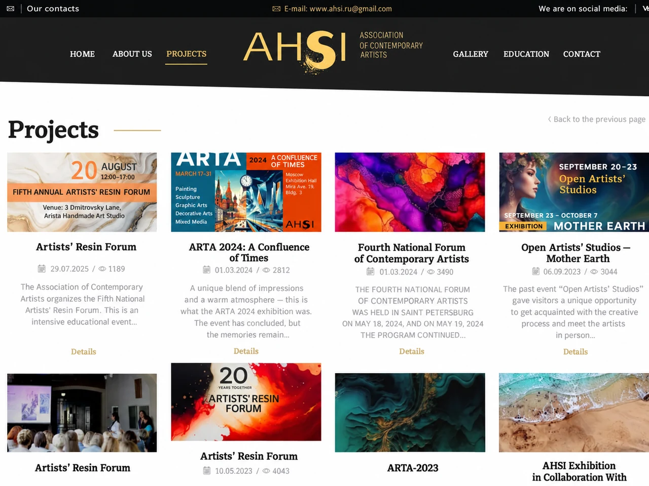 AHSI projects page