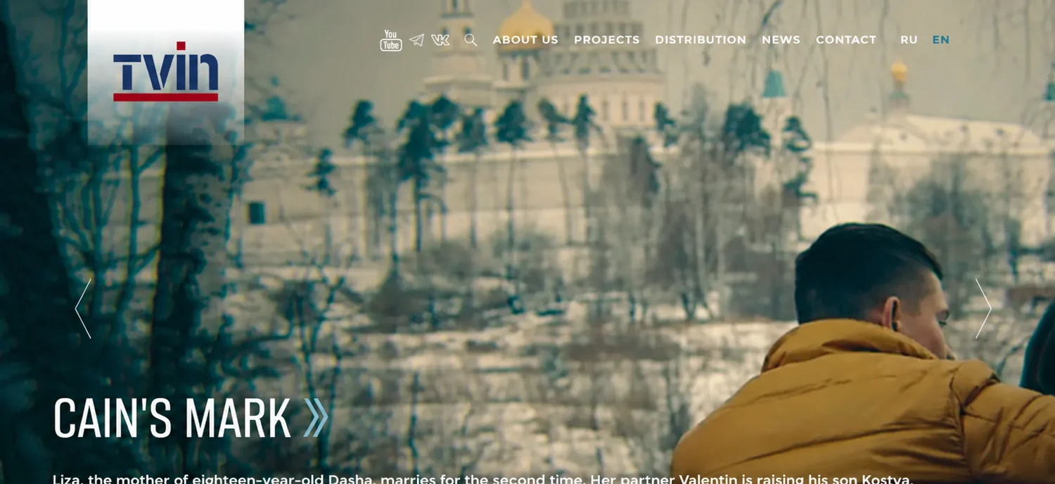 TVIN website homepage